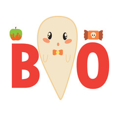 Halloween card - BOO