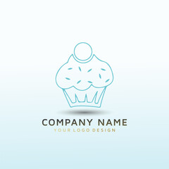 family dessert business logo design