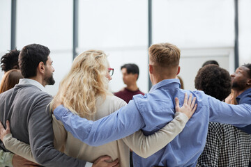 Fototapeta premium Business people, group diversity and communication together for teamwork
