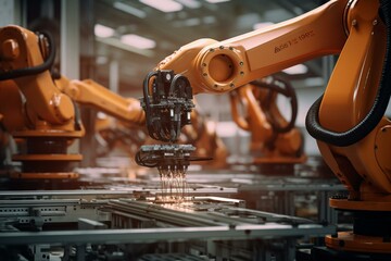 Manufacturing robot parts. Generative AI