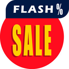 vector flash sale modern banner promotional