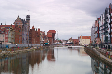 gdańsk, polska, miasto, europejski, rzeka, miasto, europa, architektura, miasto, scape, miejski,...