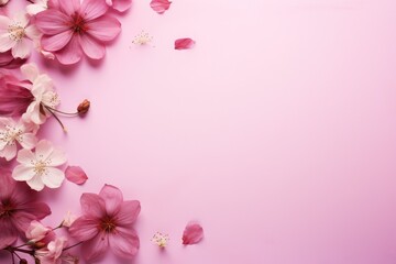 Floral themed background large copy space - stock picture backdrop