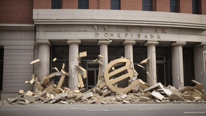 "Financial Institution's Collapse: A Visual of Banking Crisis and Bankruptcy"