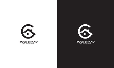 G home logo, minimalist line art style, vector graphic design