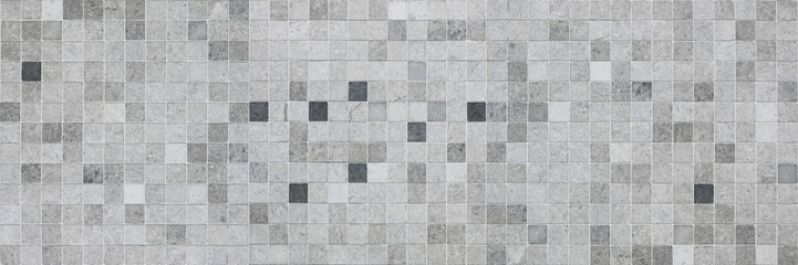 horizontal modern elegant white marbled brick for pattern and background.
