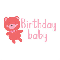 Stylish , fashionable  and awesome birthday quotes typography  illustrator