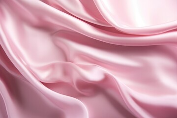 Obraz premium Pink Silk background large copy space - stock picture backdrop