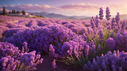Beautiful lavender field