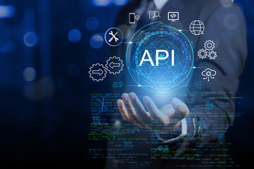 The API  (application programming interface) provides the interface for communication between...