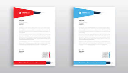 creative and modern business letterhead template