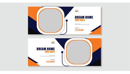 Dynamic Horizons: Facebook Banner Vector Art