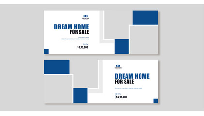 Dynamic Horizons: Facebook Banner Vector Art