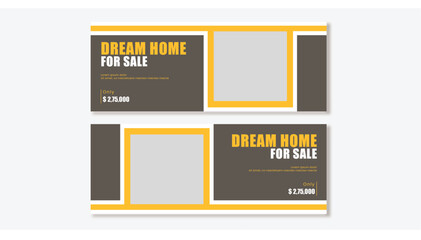 Dynamic Horizons: Facebook Banner Vector Art