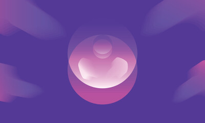 Circle banner with gradient isolated on black background. Vector set. Fluid vivid gradients for banners, 
brochures, covers. Abstract liquid shapes. Colorful bright neon template. Dynamic soft color