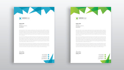 creative and modern business letterhead template