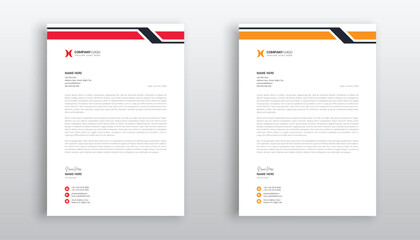 creative and modern business letterhead template