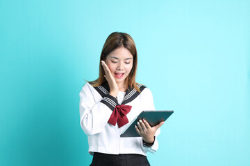 Fototapeta premium Asian Student Girl