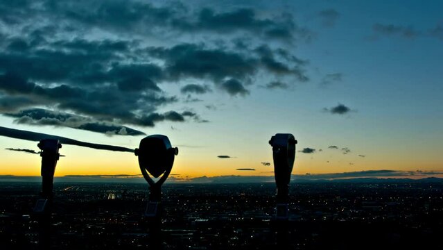 Borderland Sunrise: Dramatic 4K Time-Lapse of Sunrise Over El Paso, Texas and Ciudad Juarez, Chihuahua