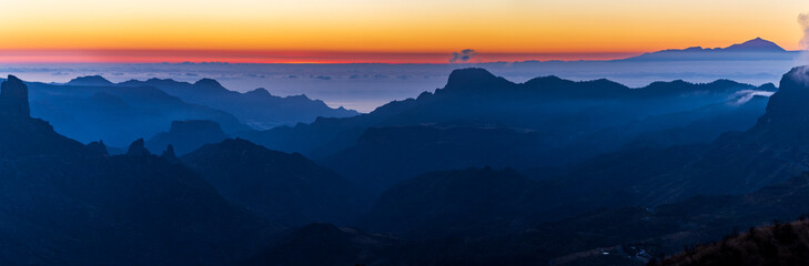 Fototapeta premium Atardecer Gran Canaria