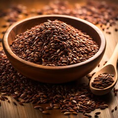 coffee beans in a wooden bowl