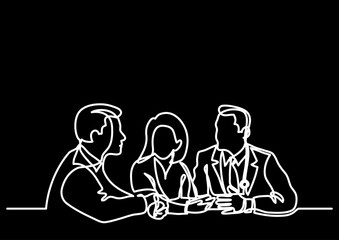 continuous line drawing vector illustration with FULLY EDITABLE STROKE of medical healthcare doctors and hospitals concept on black background