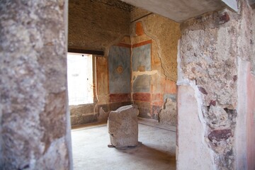 Views from around Pompeii near Naples, Italy