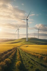 renewable resources using wind energy to create clean power