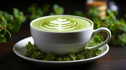 Vibrant Matcha Latte: A Fusion of Tradition and Flavor