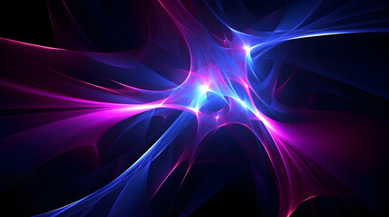 Abstract fractal colorful light modern background