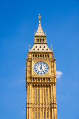 Fototapeta na wymiar Big Ben clock in London, England