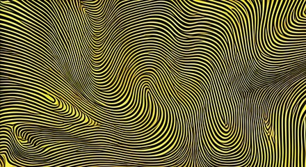Fototapeta premium black and yellow pattern - generative ai