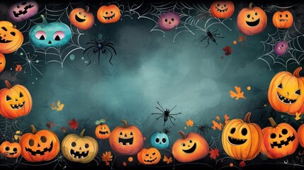 Happy halloween, kids will enjoy the halloween festival, the ghosts will come out on the halloween festival.Generative Ai