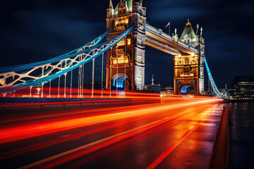 Fototapeta na wymiar Bridge to London's Past: Tower Bridge