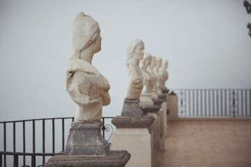 Villa Cimbrone Gardens in Ravello on the Amalfi Coast, Italy