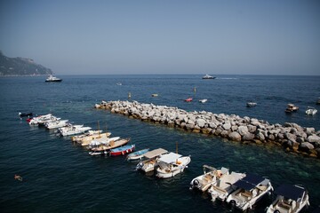 Views from Atrani on the Amalfi Coast, Italy