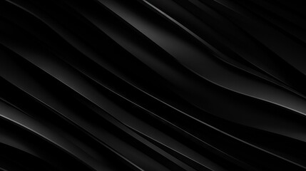 Black Striped Background Vector with Motion Blur Panorama Style. Generative AI.