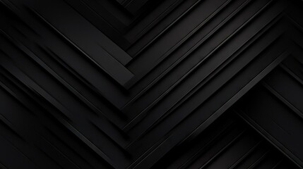 Black Striped Background Vector File with Motion Blur Panorama and Angular Dramatism. Generative AI.