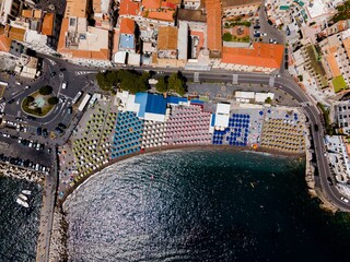 Views from Amalfi on the Amalfi Coast, Italy by Drone