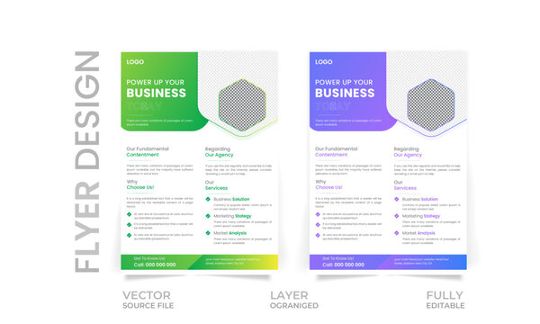 Corporate New Style Creative Business Flyer Design 