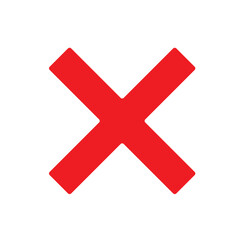 red cross mark