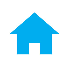 blue house icon