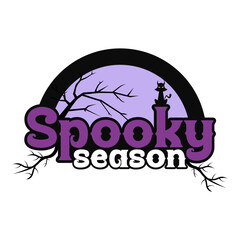 Spooky season.  Halloween T-shirt.  