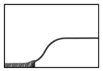 Black and white Pickleball Graphic.