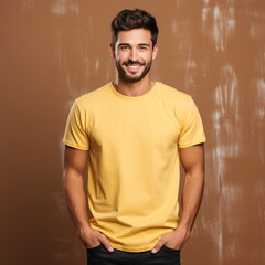 guy in basic white t-shirt