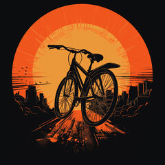Bike logo, Generative AI
