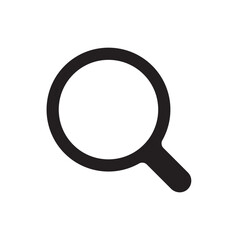 magnifying glass isolated on white