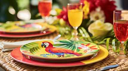 christmas table setting