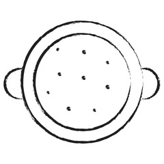 Hand drawn soup icon