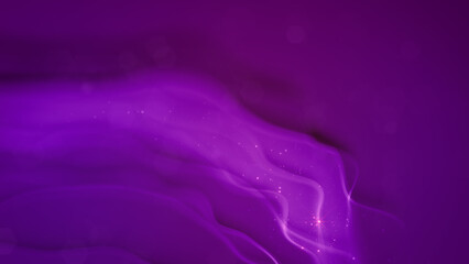 lighting rose - blue shimmering soft lines - abstract 3D rendering